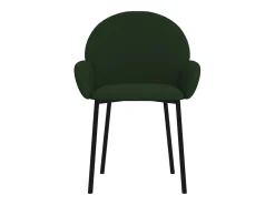 Juego de 2 Sillas de comedor terciopelo verde oscuro ES301690
