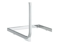 Juego de 2 sillas de comedor modernas con respaldo alto y patas tapizadas, respaldo de rayas cruzadas para comedor, cocina y oficina, color gris