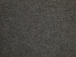Juego de 6 sillas de comedor con brazos - Tela aterciopelada y metal negro. Gris. HEKA
