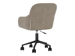 Juego de 2 sillas de comedor giratorias de terciopelo gris claro