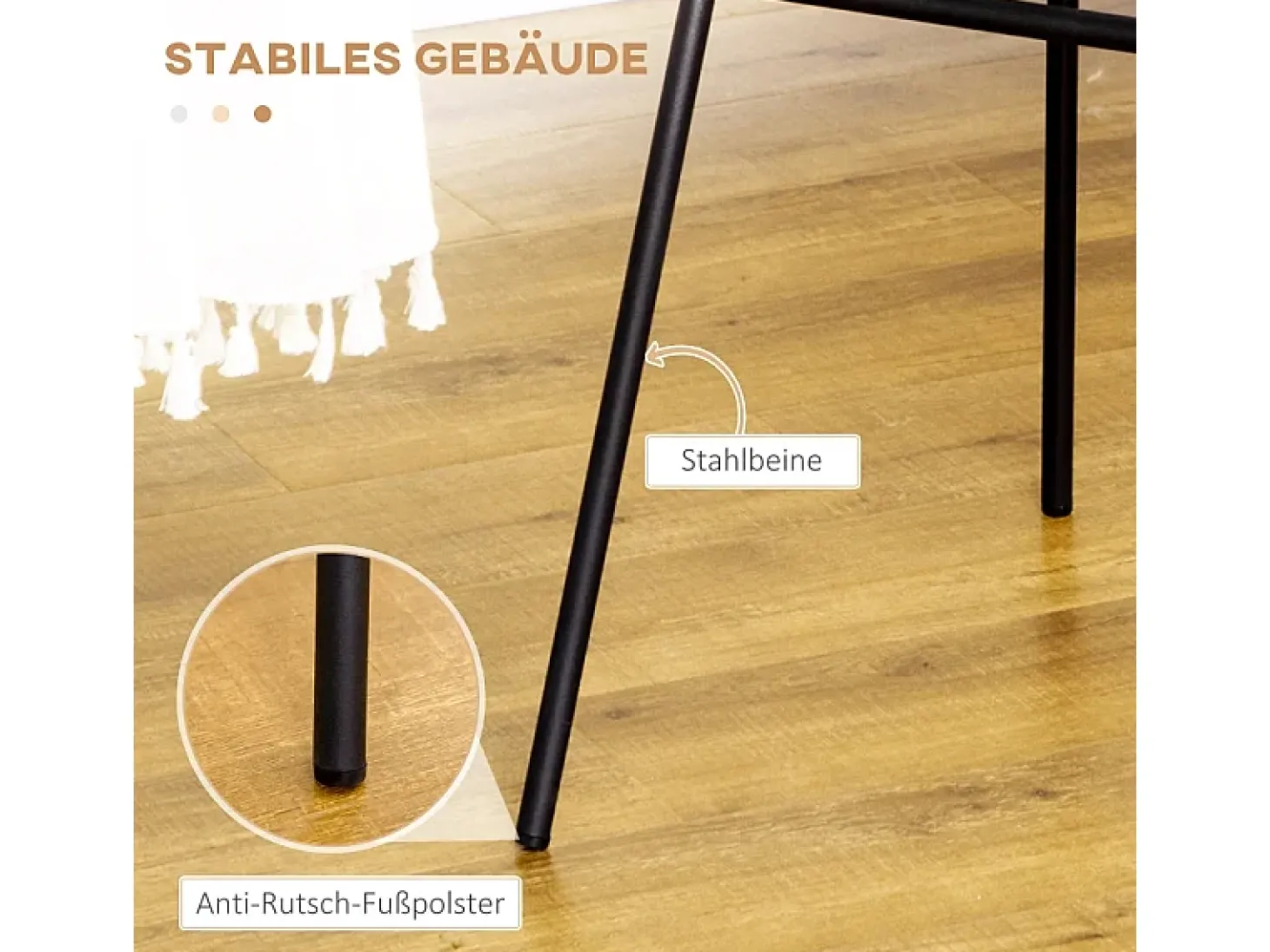 Juego de 2 sillas de comedor, silla de cocina con respaldo en aspecto de ratán, acero, amarillo