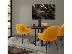 Juego de 2 Sillas de Comedor Sillas de Salón Silla de Cocina Silla Tapizada de T