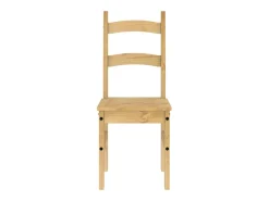 Juego de 2 sillas de comedor 40x46x99 cm madera maciza de pino