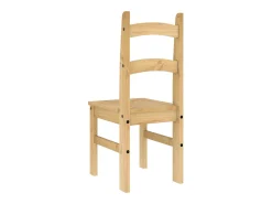 Juego de 2 sillas de comedor 40x46x99 cm madera maciza de pino