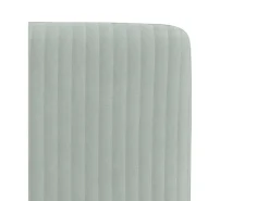 Juego de 4 sillas de comedor de terciopelo gris claro