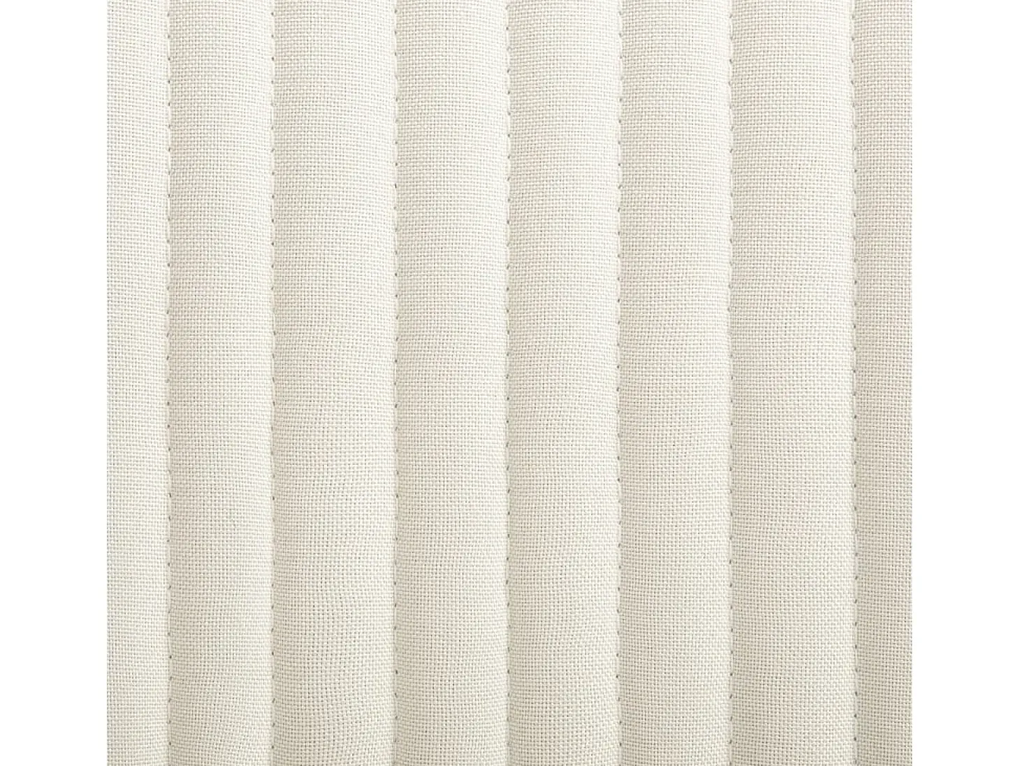 Juego de 2 sillas de comedor de tela color crema