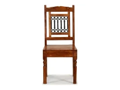 Juego de 4 sillas de comedor de madera maciza clásicas