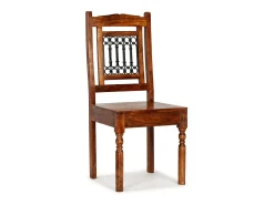 Juego de 4 sillas de comedor de madera maciza clásicas