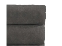 Juego de 2 sillas de comedor de piel sintética negra