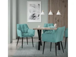 Juego de 4 sillas de comedor Silla de salón Silla de cocina Sillón Silla de dise