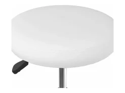 Juego de 6 Sillas de comedor cuero sintético blanco ES129505