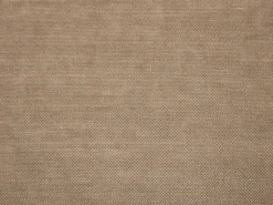Juego de 6 sillas de table con brazos - Tela aterciopelada y metal negro. Beige. HEKA