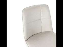 Juego de 4 sillas giratorias de tela H85,5 cm - IONA