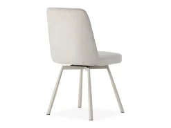 Juego de 4 sillas giratorias de tela H85,5 cm - IONA