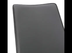 Juego de 4 sillas imbottite en similpelle gris scuro 