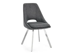 Juego de 2 sillas Kashar modernas – Elegancia contemporánea-Color Gris claro