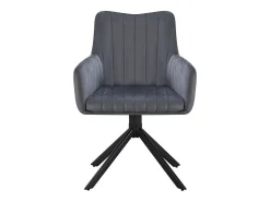 Juego de 2 sillas tapizadas "Pharell" - 60 x 61 x 91 cm - Gris