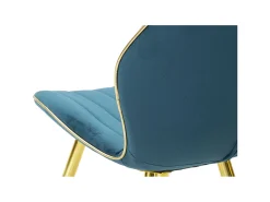 Juego de 2 Sillas VKH384, Turquesa, 46x58x77 cm, Kendra Home