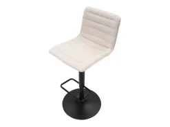 Juego de 2 Taburetes Altos VKH444, Blanco, 43x49,5x85,5 cm, Kendra Home