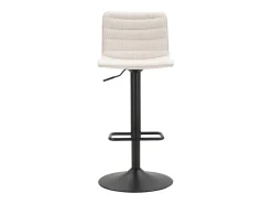 Juego de 2 Taburetes Altos VKH444, Blanco, 43x49,5x85,5 cm, Kendra Home
