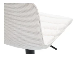 Juego de 2 Taburetes Altos VKH444, Blanco, 43x49,5x85,5 cm, Kendra Home