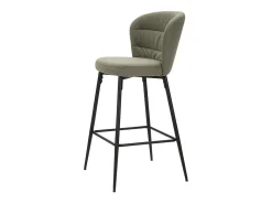 Juego de 2 Taburetes Altos VKH433, Verde, 52x59x108 cm, Kendra Home