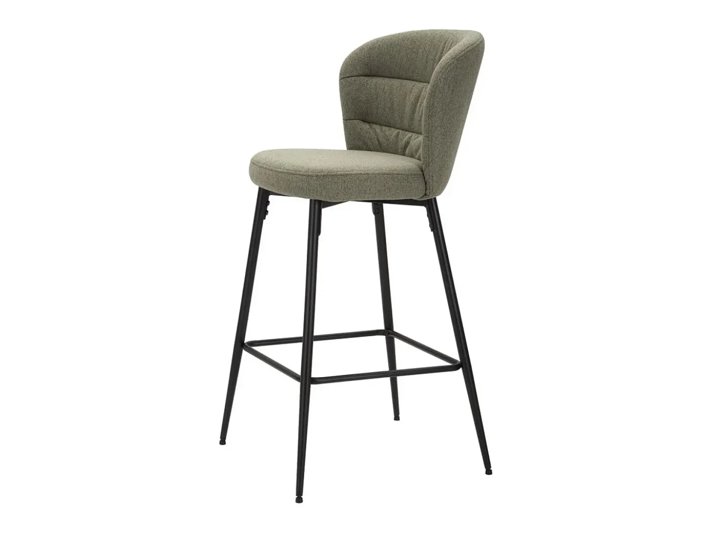 Juego de 2 Taburetes Altos VKH433, Verde, 52x59x108 cm, Kendra Home