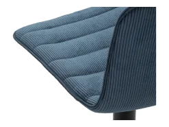 Juego de 2 Taburetes Altos VKH445, Negro, 43x49,5x85,5 cm, Kendra Home