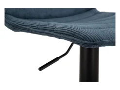 Juego de 2 Taburetes Altos VKH445, Negro, 43x49,5x85,5 cm, Kendra Home