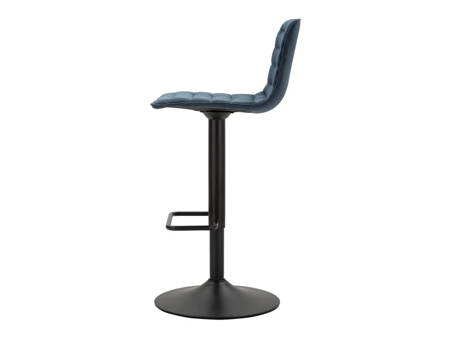 Juego de 2 Taburetes Altos VKH445, Negro, 43x49,5x85,5 cm, Kendra Home