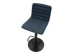 Juego de 2 Taburetes Altos VKH445, Negro, 43x49,5x85,5 cm, Kendra Home