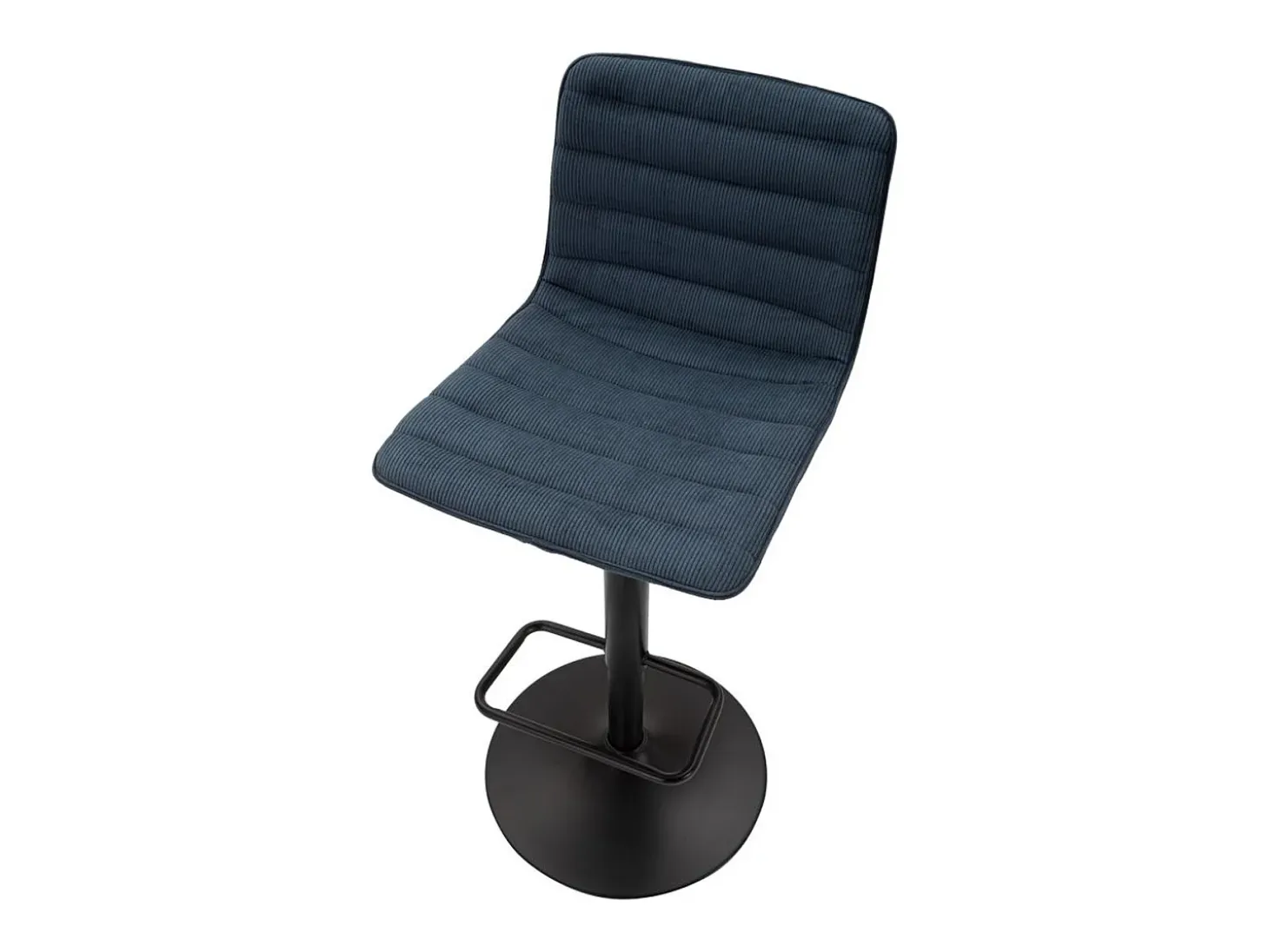 Juego de 2 Taburetes Altos VKH445, Negro, 43x49,5x85,5 cm, Kendra Home