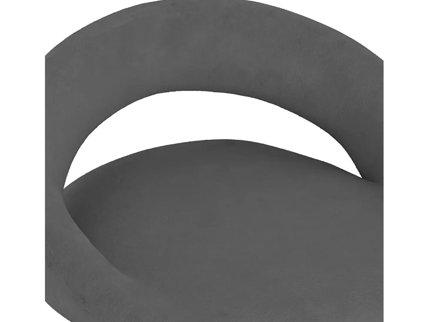Juego de 2 taburetes de bar de terciopelo gris oscuro