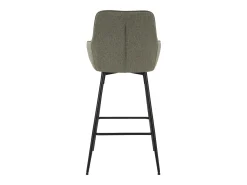 Juego de 2 taburetes de bar grises, 55 x 55 x 109 cm