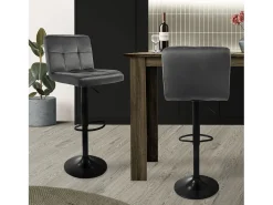 Juego de 2 taburetes de bar taburete regulable en altura taburete de bar taburet