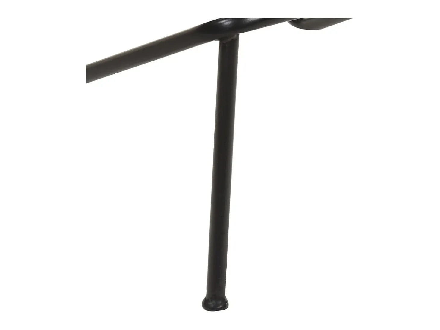Juego de 4 taburetes de bar de cuero genuino negro