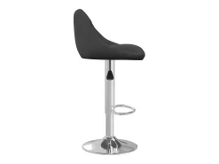 Juego de 2 taburetes de bar de terciopelo negro