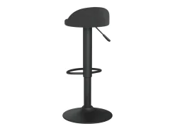 Juego de 2 taburetes de bar de terciopelo negro