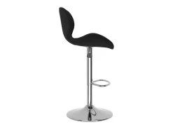 Juego de 2 taburetes de bar de terciopelo negro