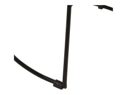 Juego de 2 taburetes de bar negros 49x43x103cm madera maciza de mango