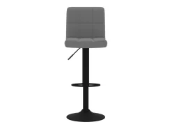 Juego de 2 taburetes de bar de terciopelo gris oscuro