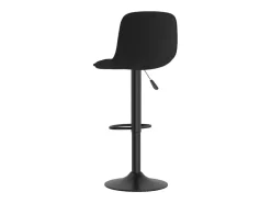 Juego de 2 taburetes de bar de terciopelo negro