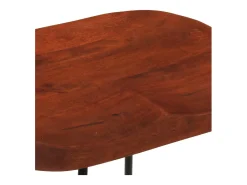 Juego de 2 taburetes de bar Gavin 50x40x78cm madera maciza de mango
