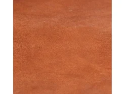 Juego de 2 taburetes de bar de cuero genuino marrón