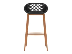 Juego de 2 Taburetes de cocina negro ES89230