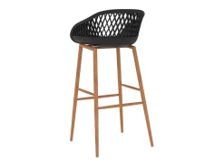 Juego de 2 Taburetes de cocina negro ES89230