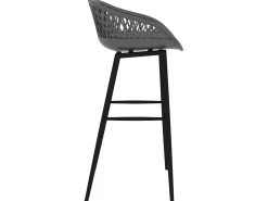 Juego de 2 Taburetes de cocina gris ES24088