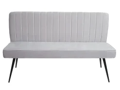 Juego de comedor MCW-K16 (5 piezas), gris claro