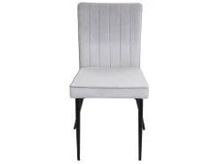 Juego de comedor MCW-K16 (5 piezas), gris claro
