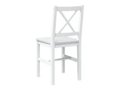 Juego de muebles de comedor 5 piezas blanco